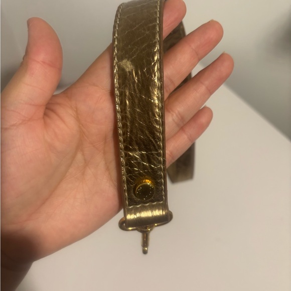 The Sak Crocheted Sparkling Gold Purse BOHO Look - Picture 15 of 16